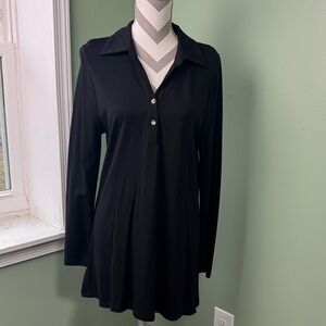 Chico's Black Long Sleeve Dress Or Tunic